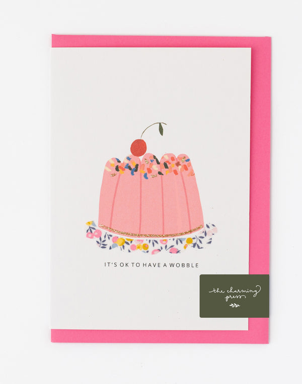 Jelly Card - Liberty Wiltshire Bud Fabric