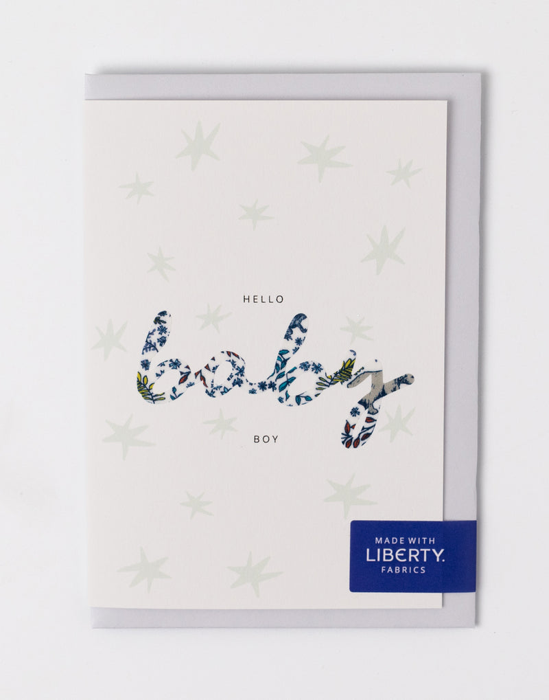 Liberty New Baby Boy Card - Feldberg Forest