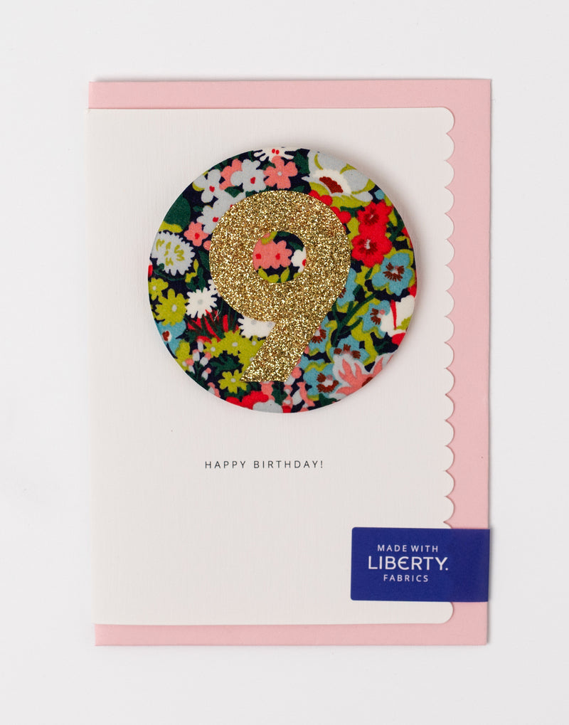 Liberty Glitter Age 9 Badge - Thorpe