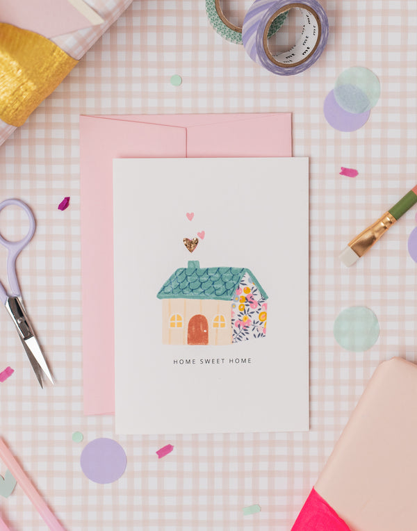 Liberty Home Sweet Home Card - Wiltshire Bud