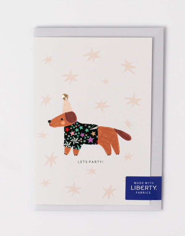 Liberty Sausage Dog Birthday Card - Adelajda’s Wish