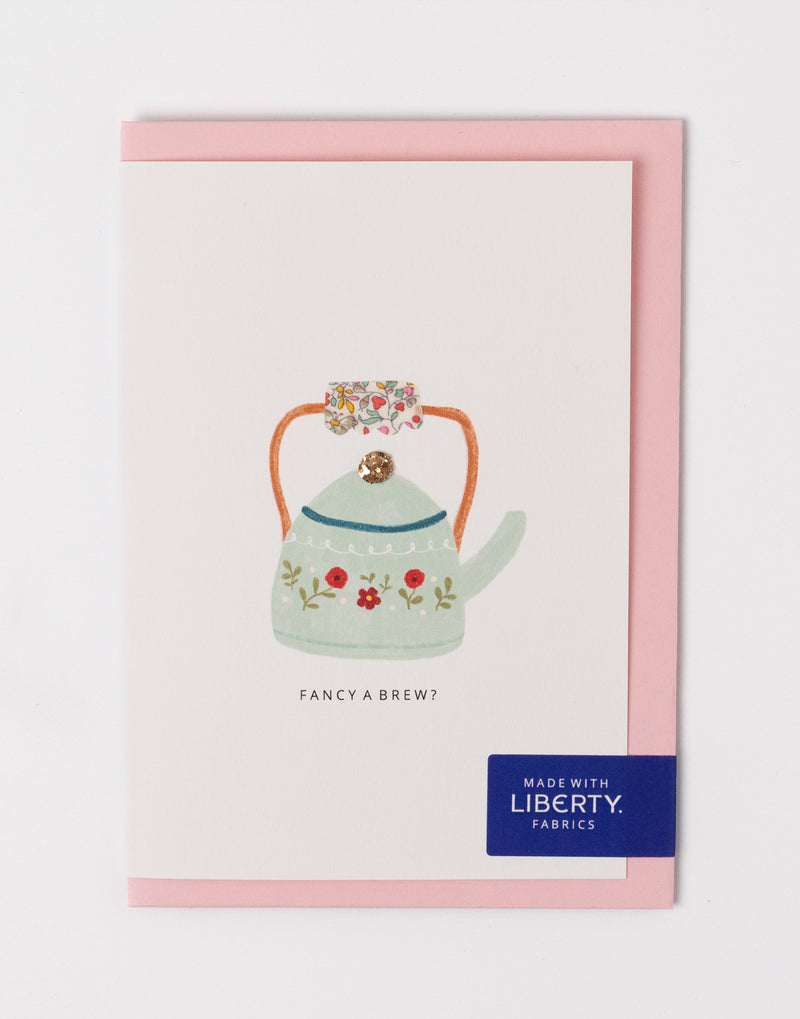 Liberty Teapot Card - Katie & Millie