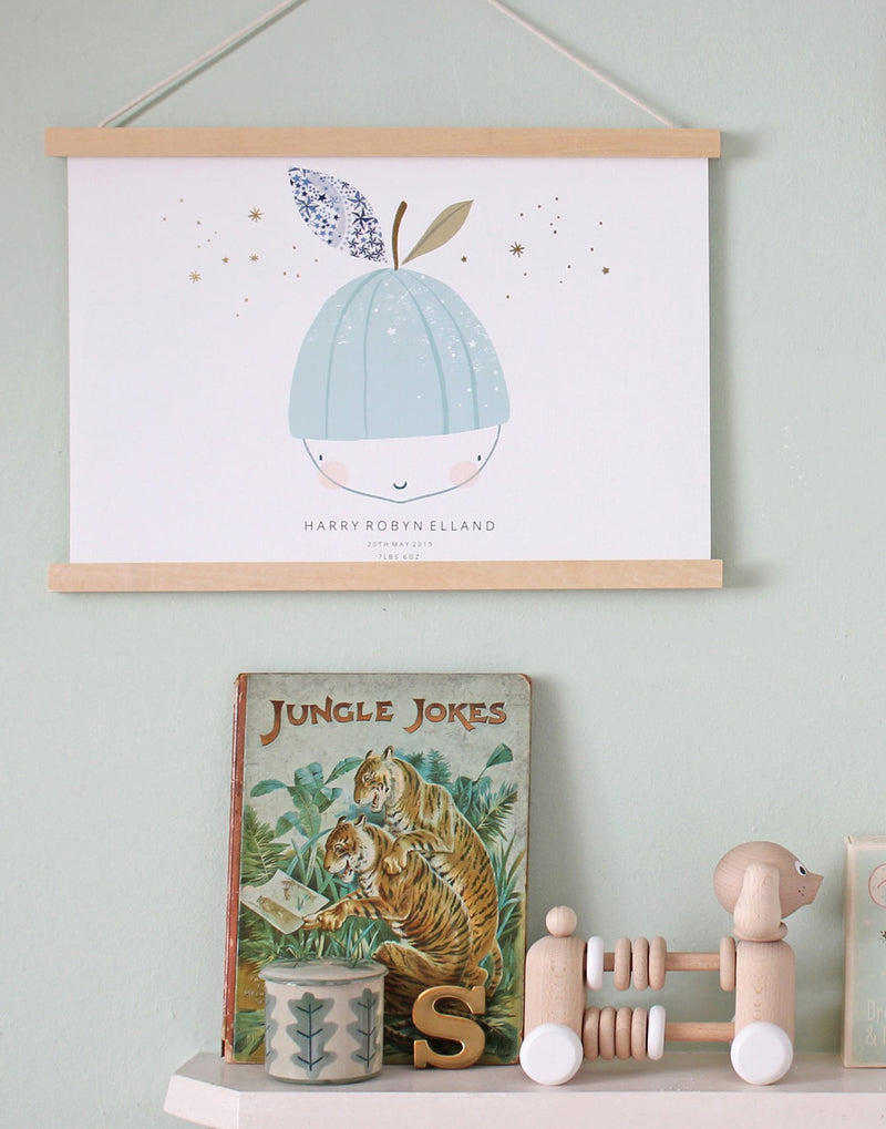 Nature inspired nursery art and prints by The Charming Press