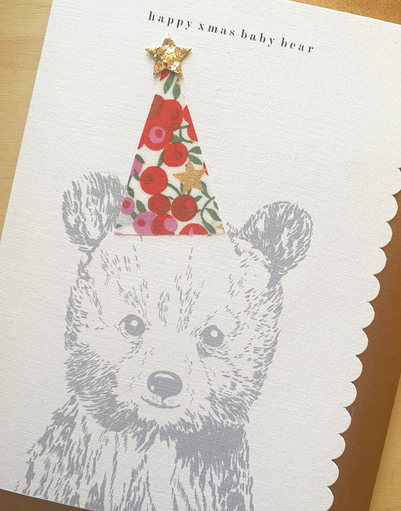 Baby Bear Christmas Card