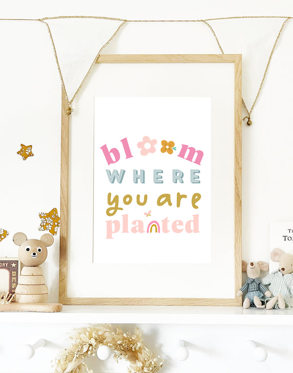 Bloom Nursery Art