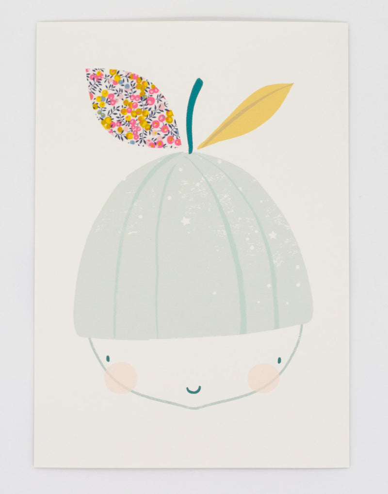 Liberty print nature inspired acorn print by The Charming Press