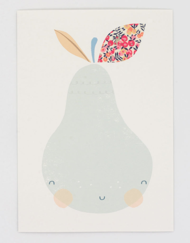 Pear print for children's bedroom by The Charming Press