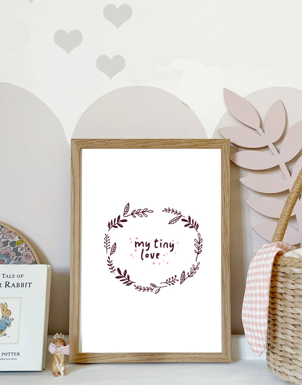 ' my tiny love ' Nursery Art